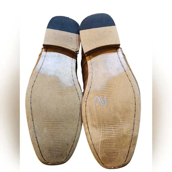 Steve Madden Brown Leather Ankle Boots Size 12 - Picture 10 of 10